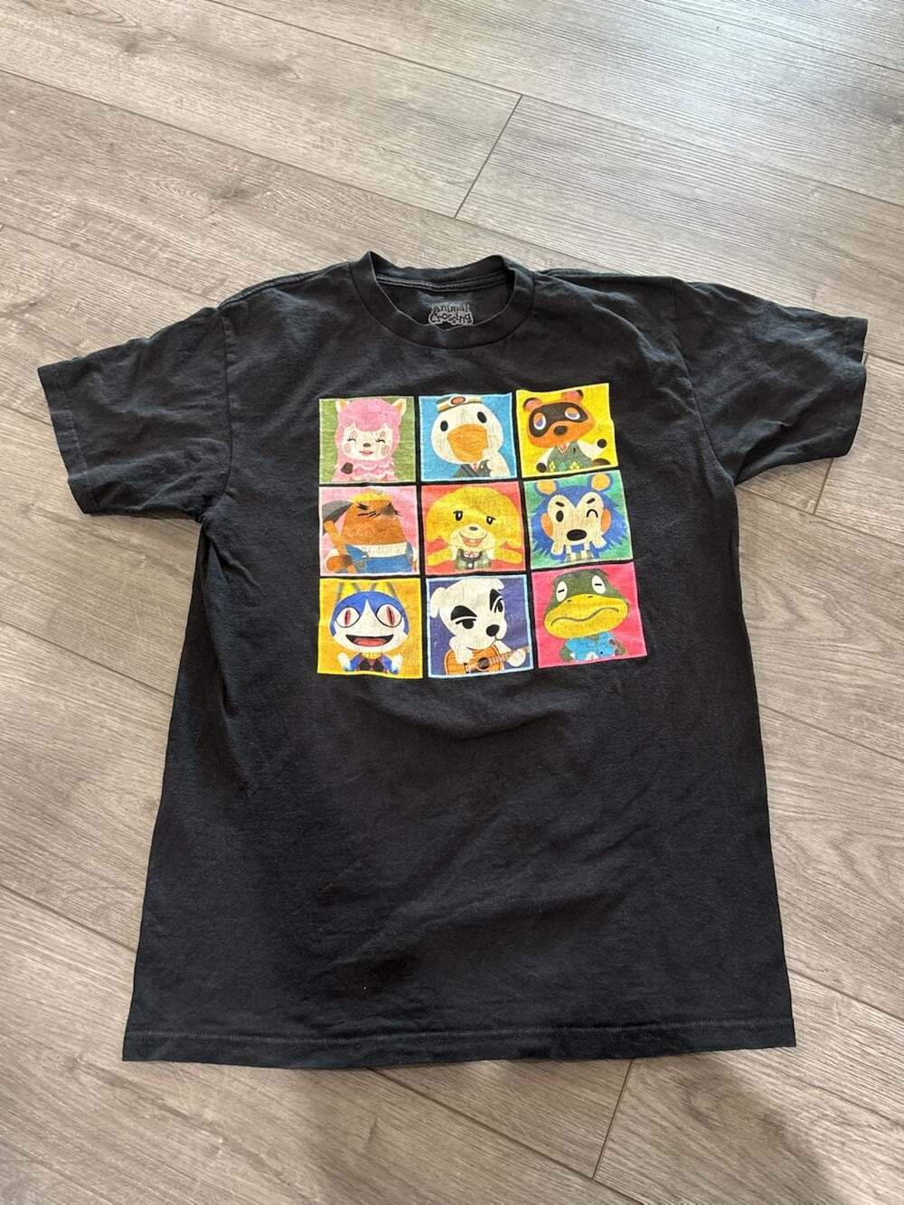 Animal Crossing Character Grid Graphic Short Sleeve T-Shirt